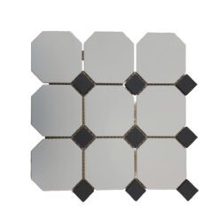 Octagon (White + Black Dots) Panel