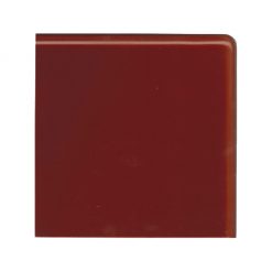 Burgundy Double Round Edge Corner Fireplace Tile