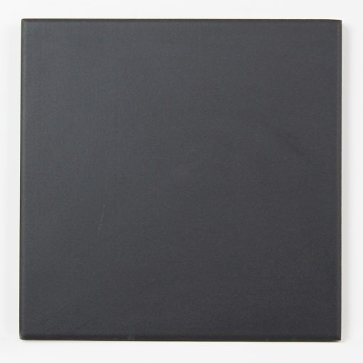 Black Non Slip Porcelain Floor Tile 146x146x8mm Plain