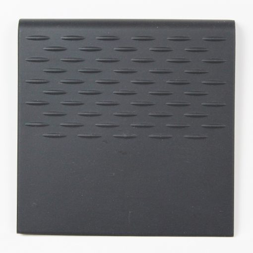 Black Non Slip Porcelain Floor Tile 146x146x8mm Step Tread