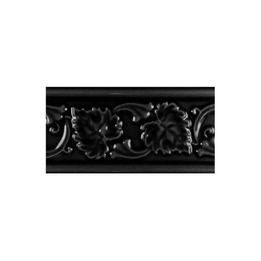 Victorian Black Leaf 6"x3" Moulding