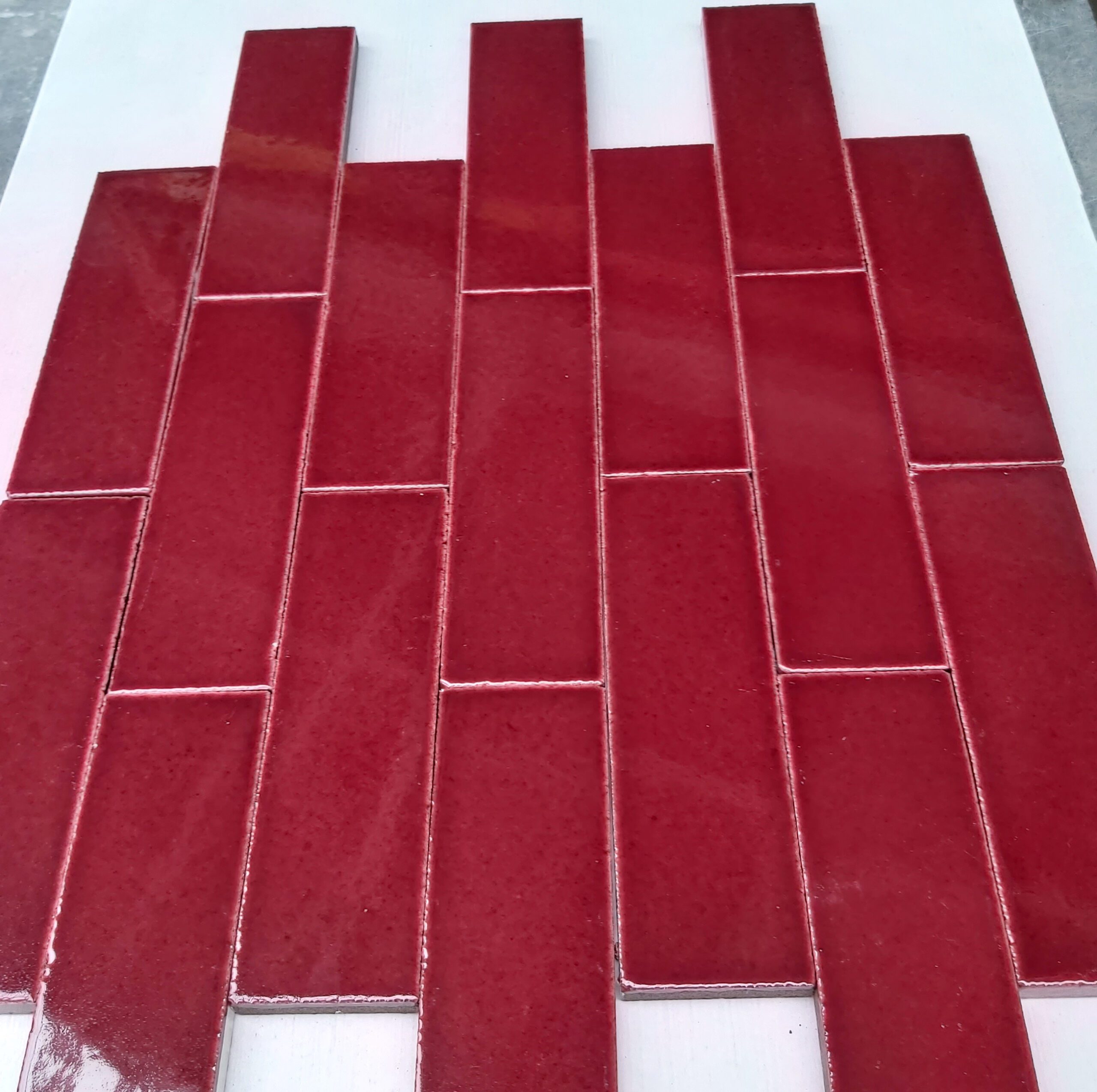 Burgundy Brick Slip