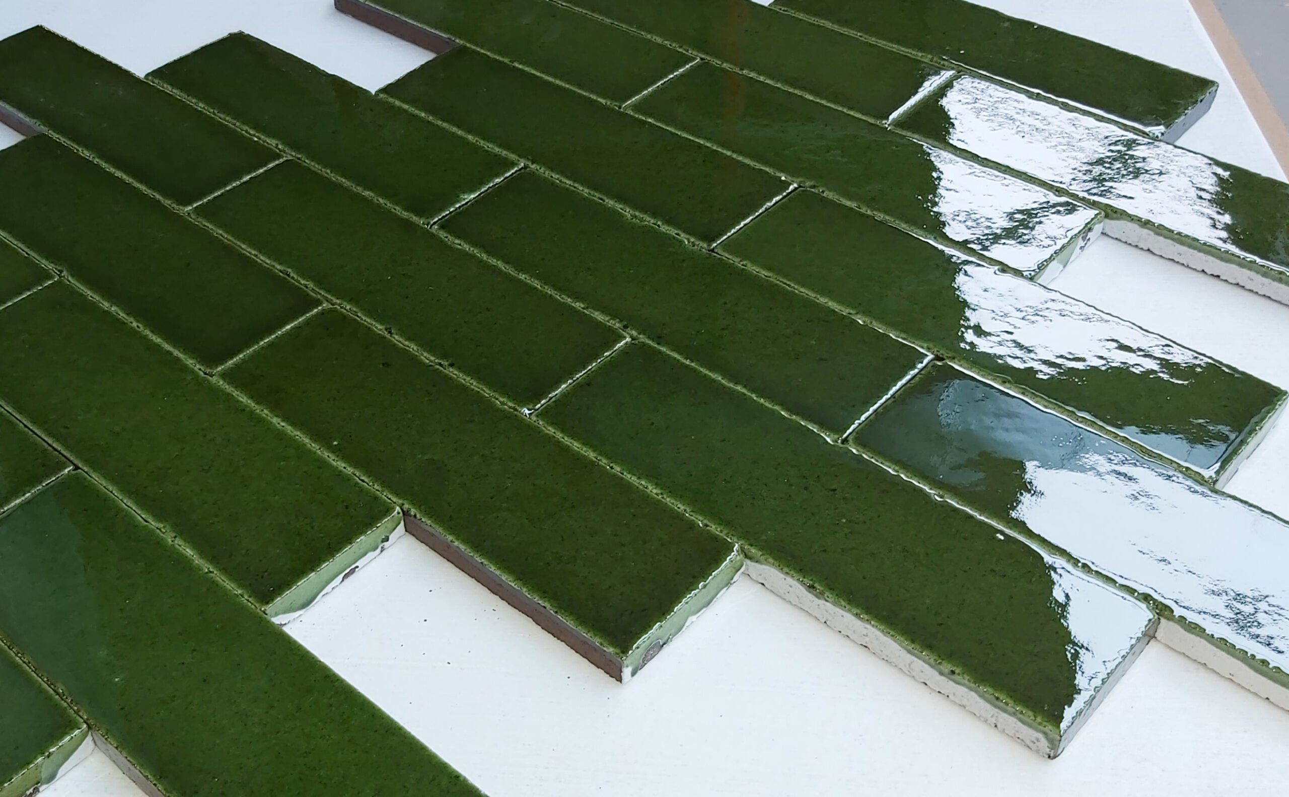 Jade Green Brick Slips