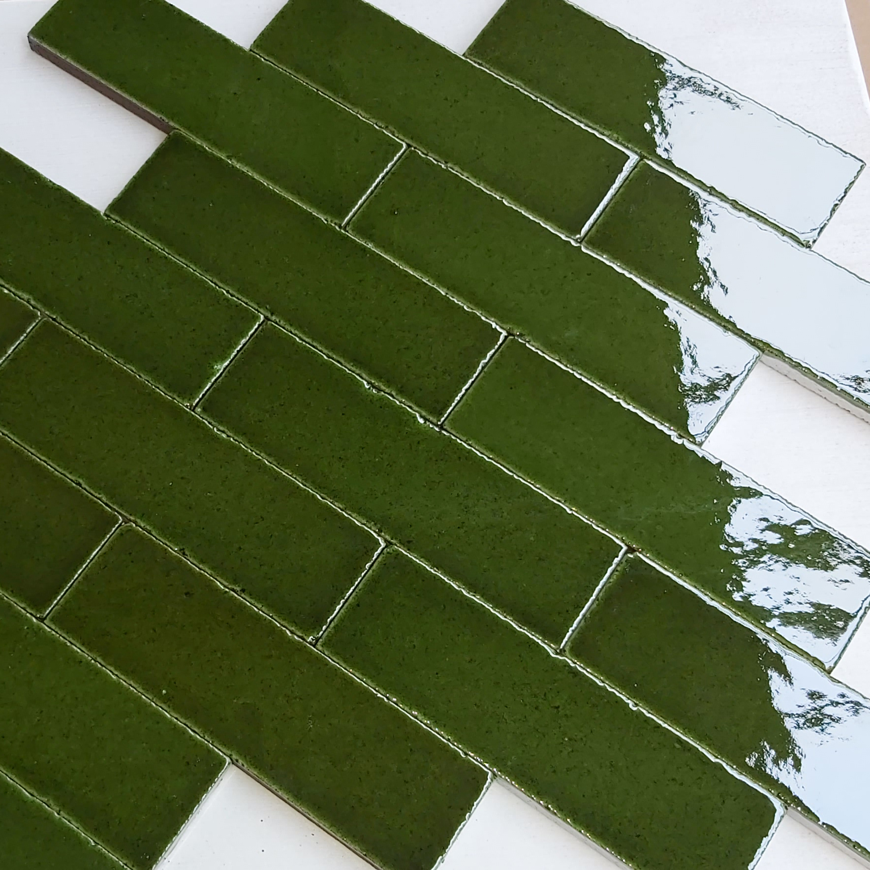 Jade Green Brick Slips
