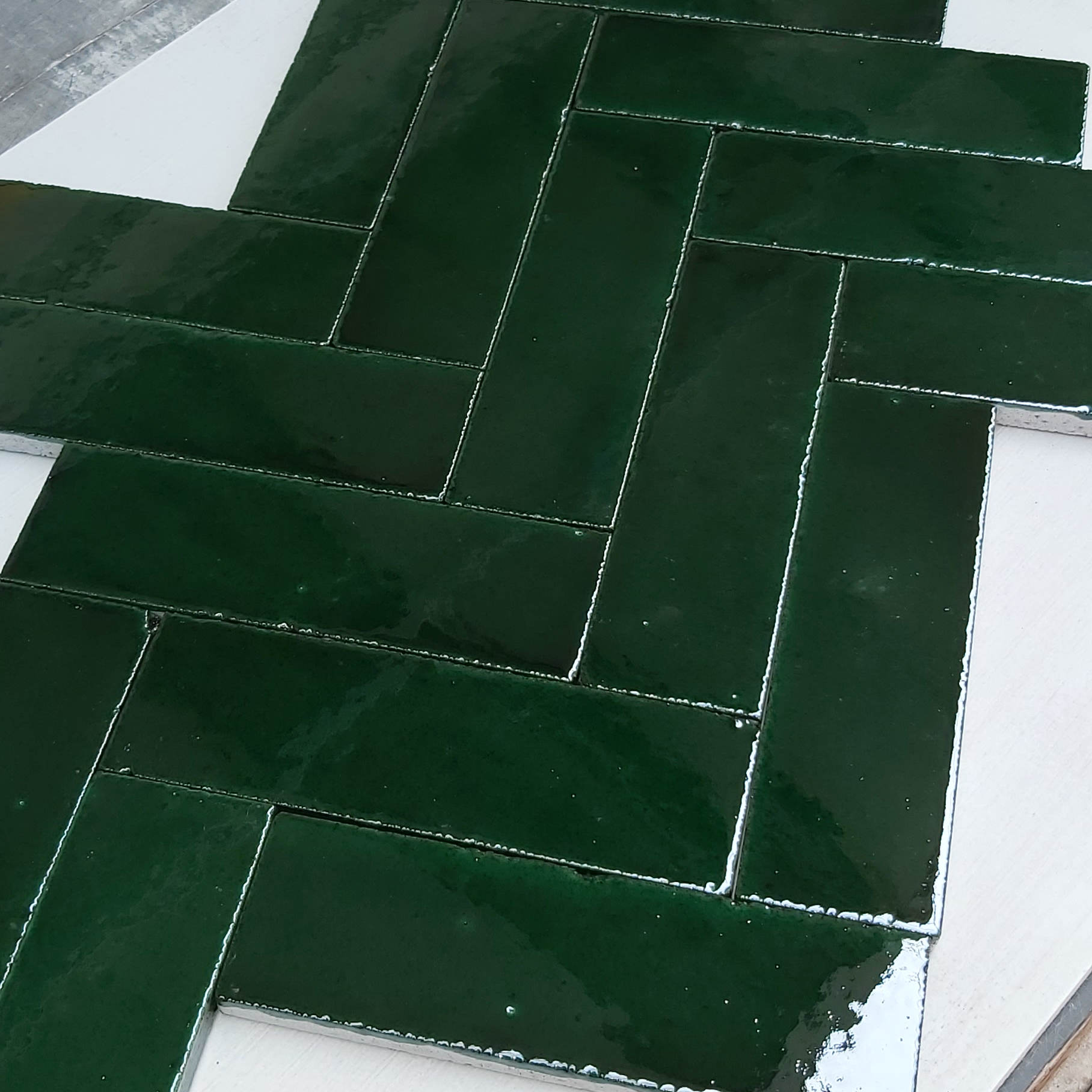 Victorian Green Brick Slip