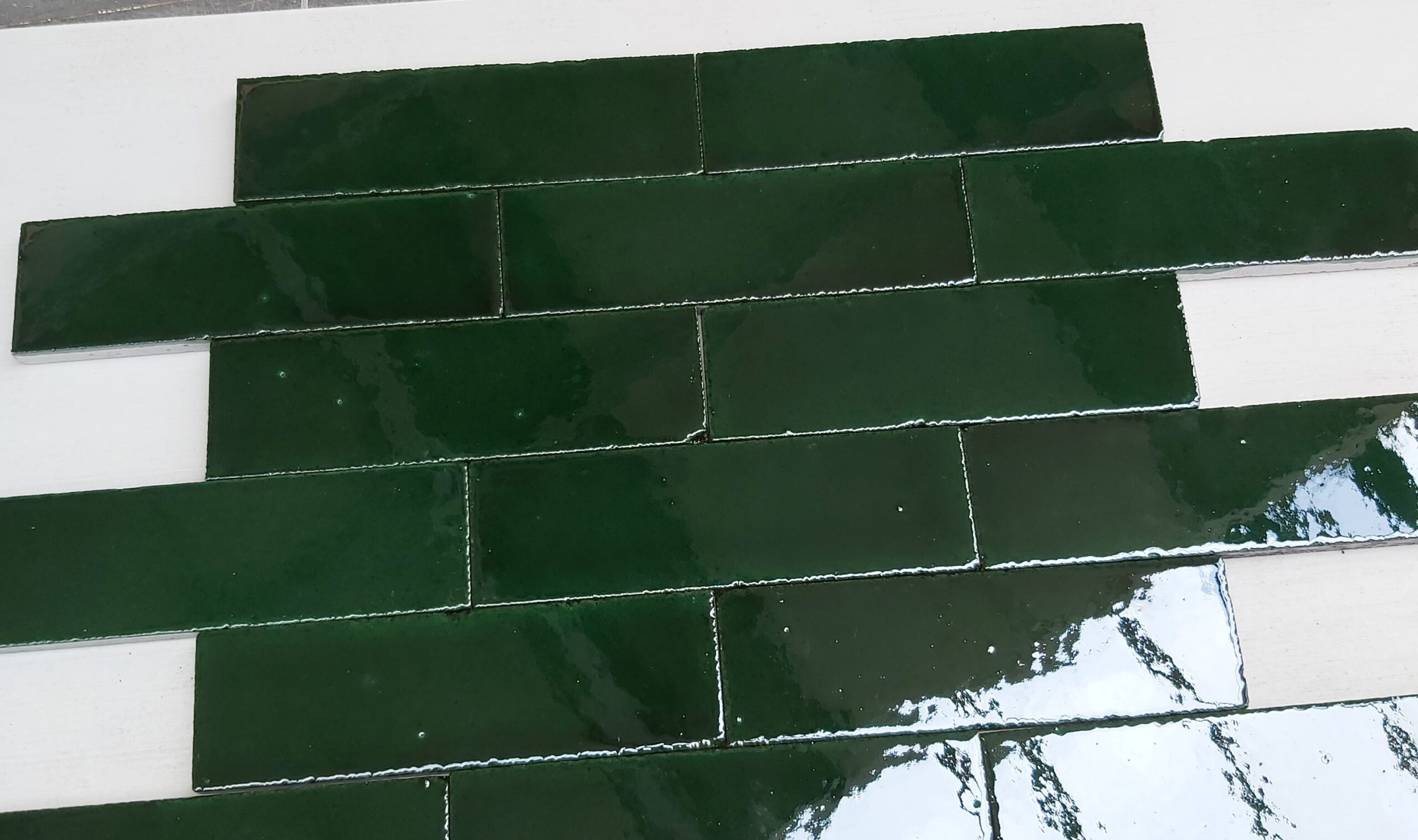Victorian Green Brick Slip