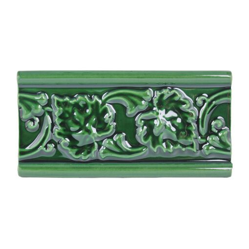 Victorian Green Leaf Tile