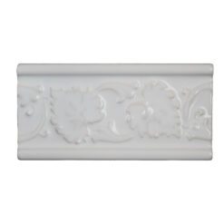Off White Leaf 6"x3" Moulding