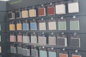 Westminster Samples in Showroom