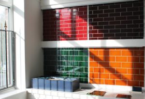 Victorian Wall Tiles in showroom